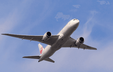 Avion dans les airs
