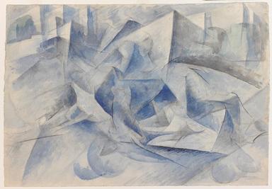 dessin Umberto Boccioni