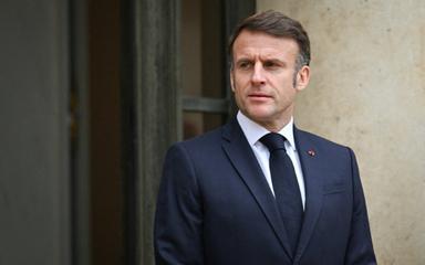 Emmanuel Macron Keir Starmer Volodymyr Zelensky
