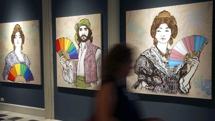 Tableaux de l'Expo València Queer à Valencia