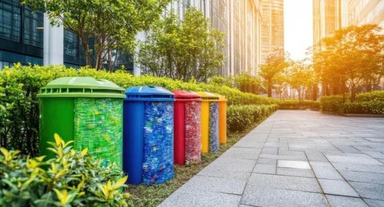 Poubelles de tri