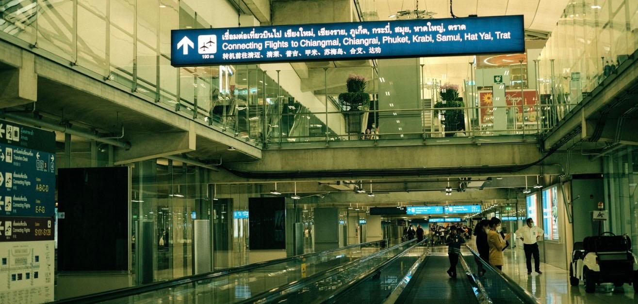 Connecting flights Thailande