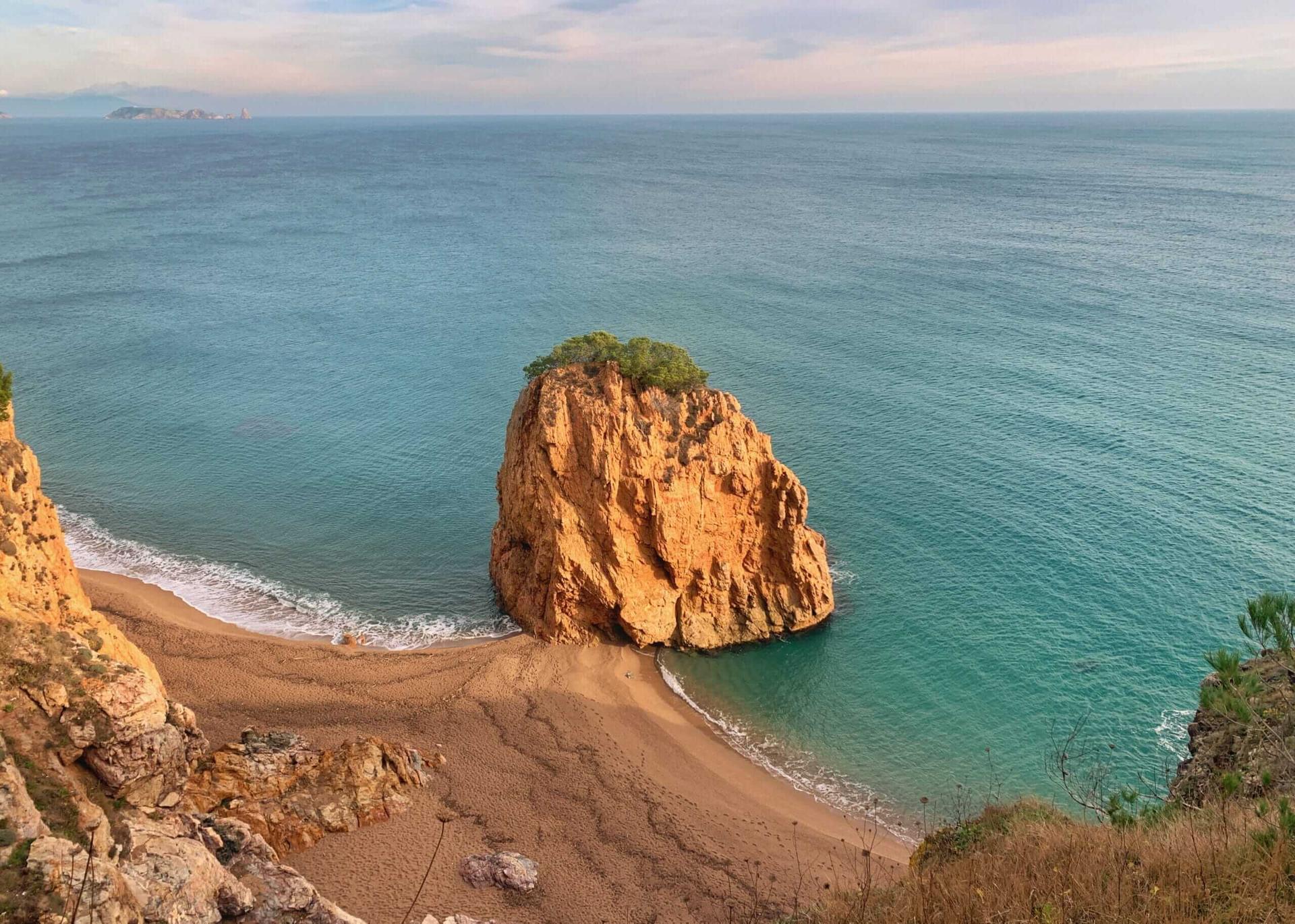 Photo d'une plage sur la Costa Brava