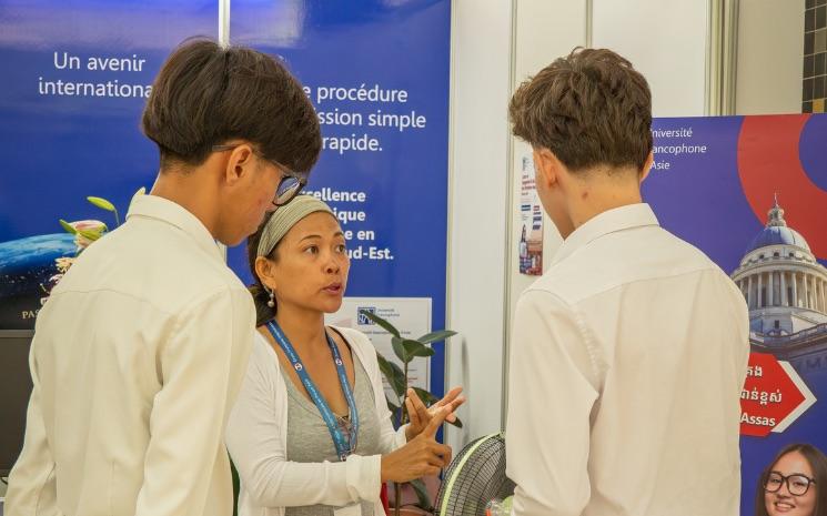 Etudiants de l’Université Francophone d’Asie