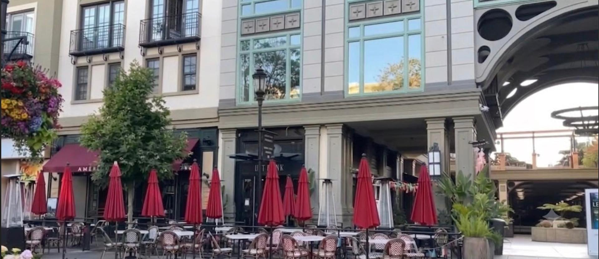 Le restaurant Left Bank à Santana Row