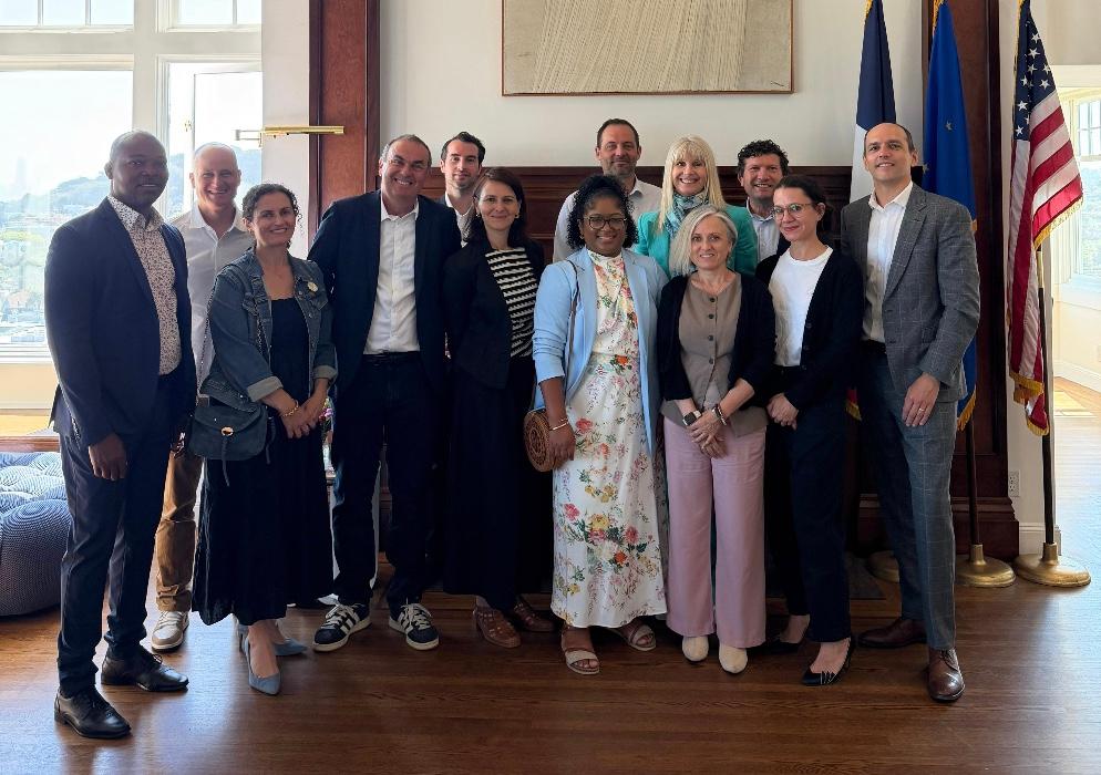 Petit Déjeuner au consulat avec les lauréats des trophées de l'ouest américain en présence de Valérie Brisset, consule générale de France à San Francisco
