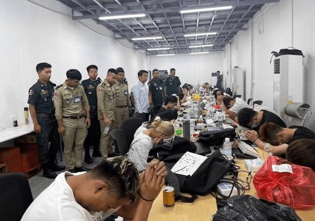Plus de 1300 escrocs arrêtés au Cambodge