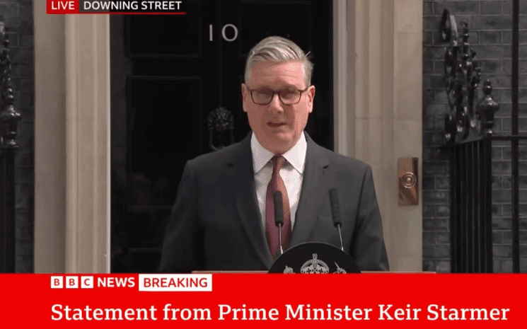 Keir Starmer annonce sa démission en tant que premier ministre britannique