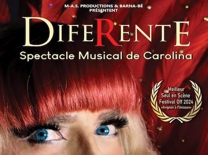 yeux de Carolina, personnage créé par Miguel-Ange Sarmiento, dans la pièce Diferente