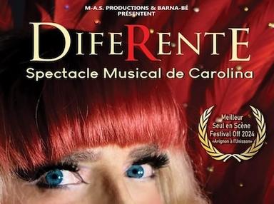 yeux de Carolina, personnage créé par Miguel-Ange Sarmiento, dans la pièce Diferente