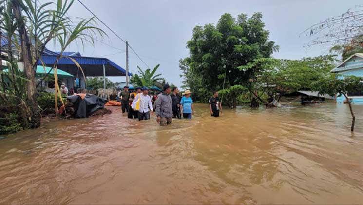 Inondations dans la la province de Banteay Meanchey en mars 2026