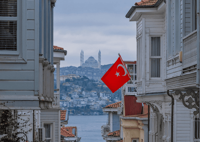 Maisons résidentielles à Istanbul sur les rives du Bosphore pour illustrer le logement et la location immobilière en Turquie