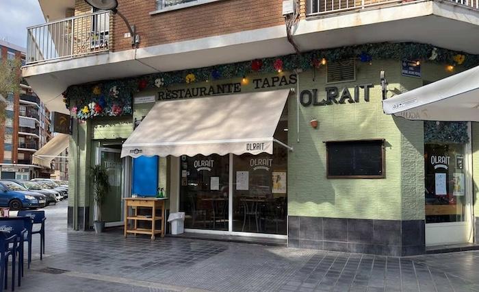 façade du restaurant olrait à valence