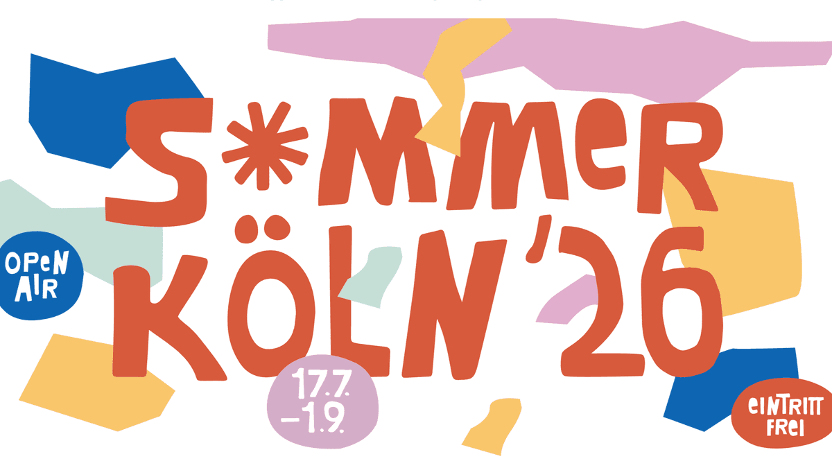 Poster publicitaire du festival Sommer Köln 2026
