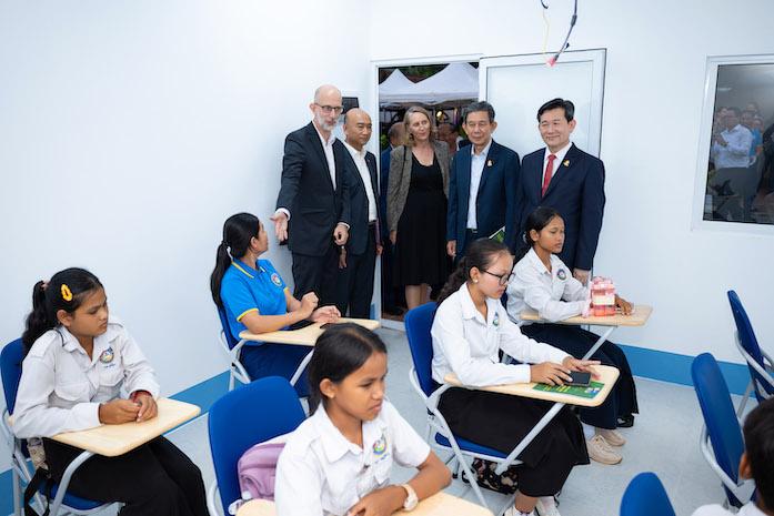 À Siem Reap, l’Alliance française inaugure cinq nouvelles salles
