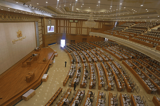 Parlement en Birmanie