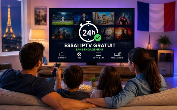 Test IPTV Gratuit 24h en France
