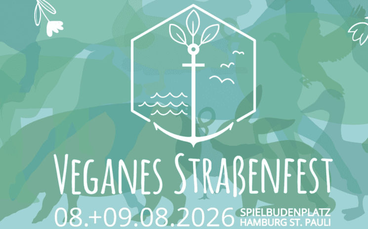 Affiche du Veganes Straßenfest.