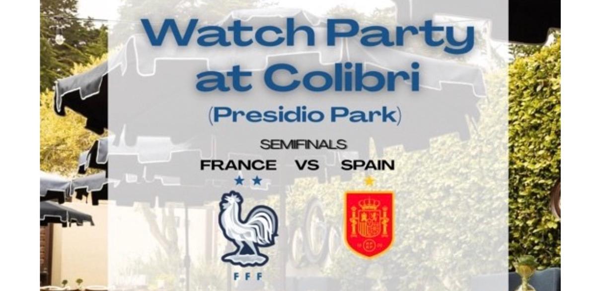 Affiche de la Watch Party pour le demi finales de la coupe du Monde 2026