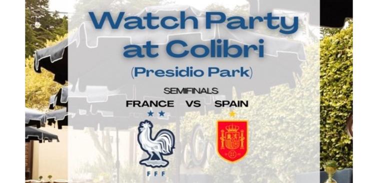 Affiche de la Watch Party pour le demi finales de la coupe du Monde 2026