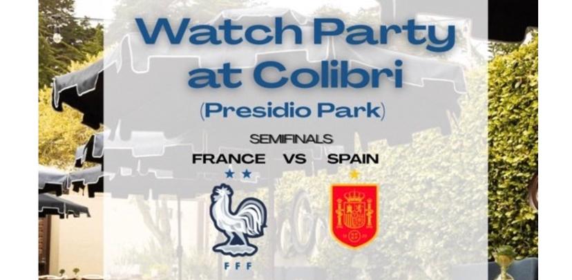 Affiche de la Watch Party pour le demi finales de la coupe du Monde 2026