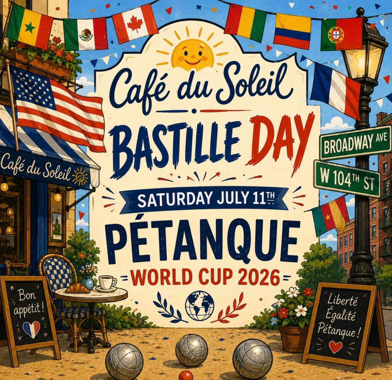Bastille day tournoi de pétanque