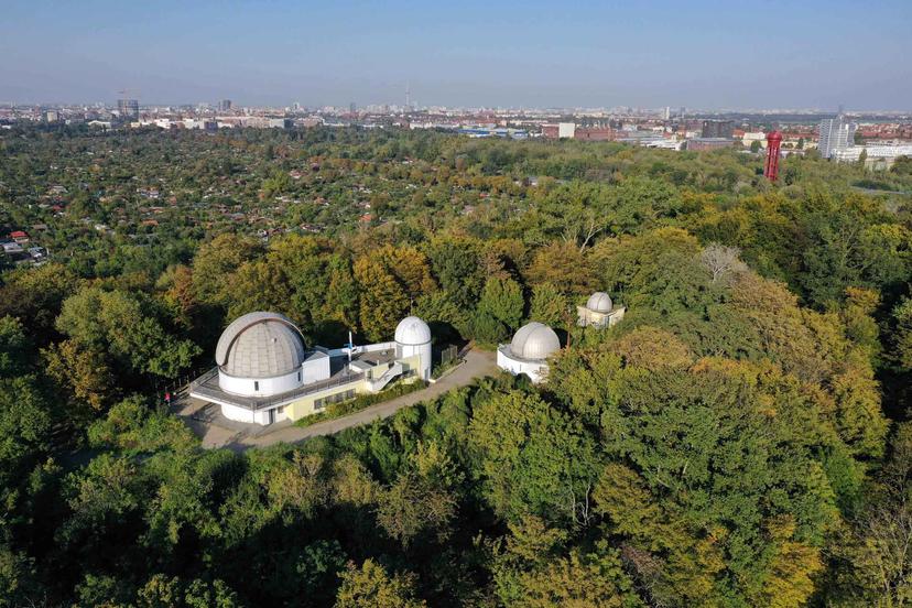 Vue aérienne du Planetarium am Insulaner