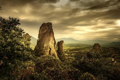Vue du mont Kerkétion et de ses alentours