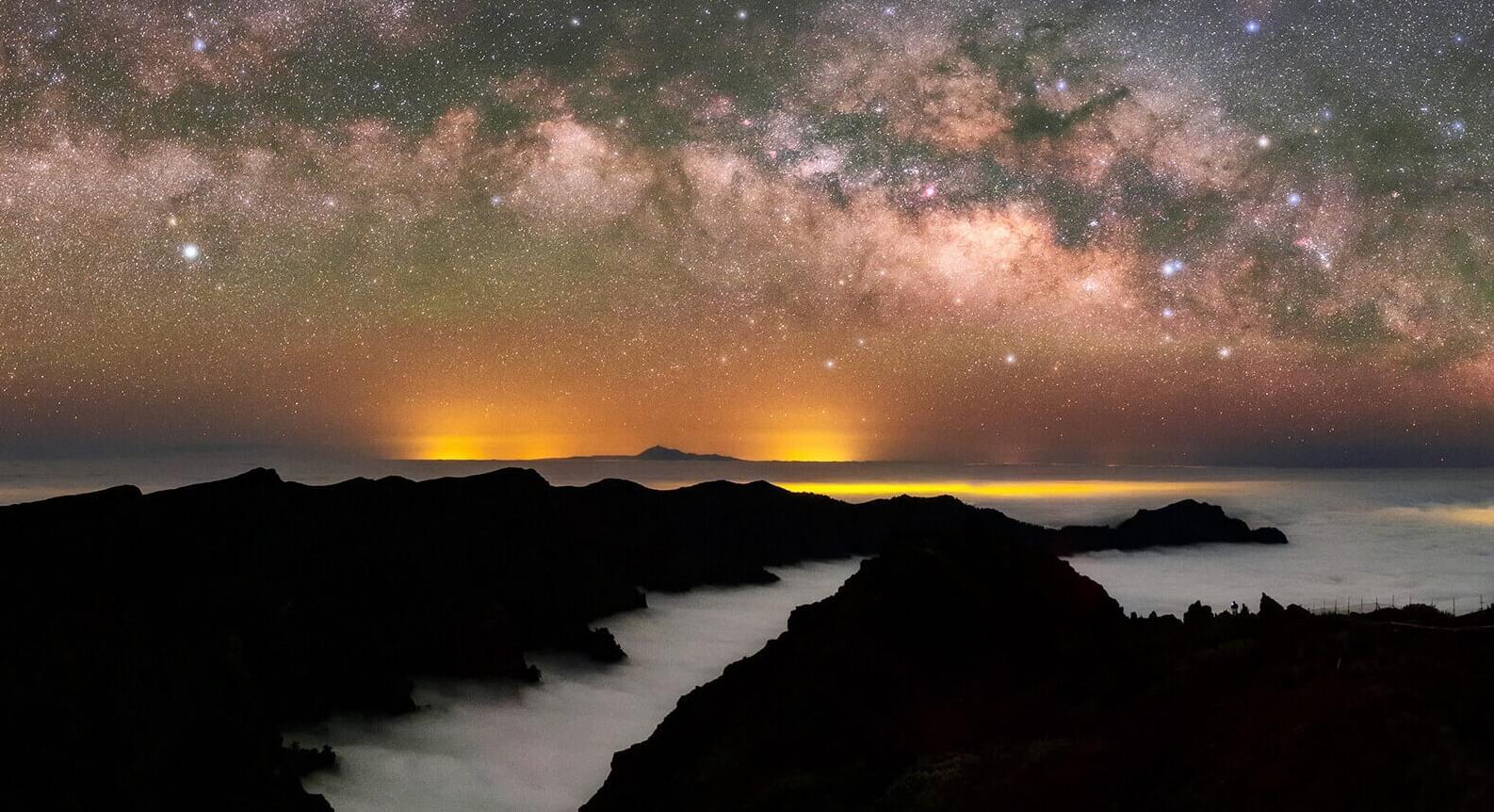 Voie lactée La Palma, Espagne.
