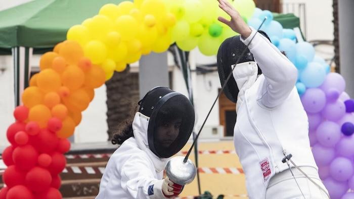 des escrimeurs aux gay games de valencia