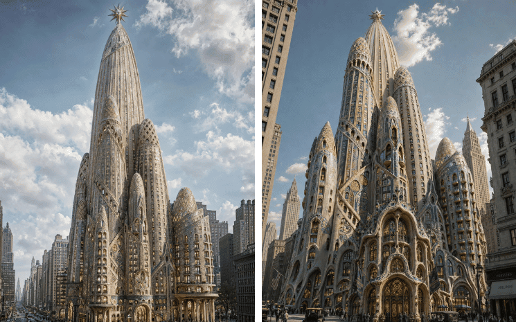 L'hôtel attraction imaginé par Antoni Gaudi à New York