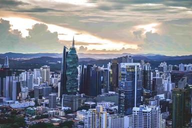 Vue sur Panama City, Panama.