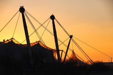 Olympiapark de nuit