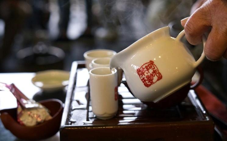 Service de thé en Chine