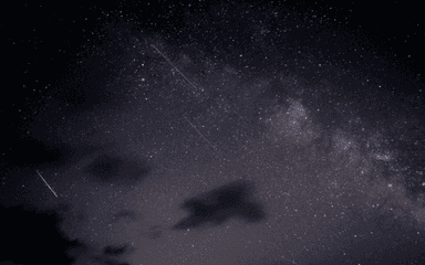 étoiles filantes, image d'illustration