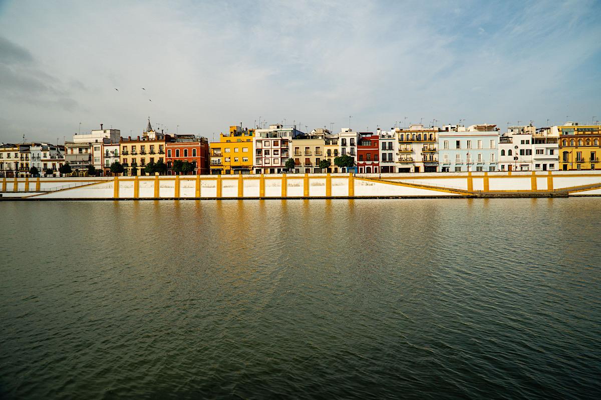 Une rive du Guadalquivir à Sévilla