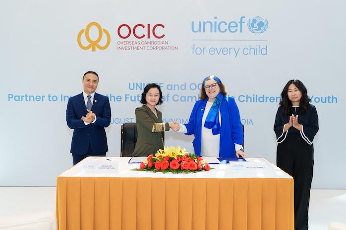 UNICEF et OCIC Group, un partenariat en faveur des enfants au Cambodge