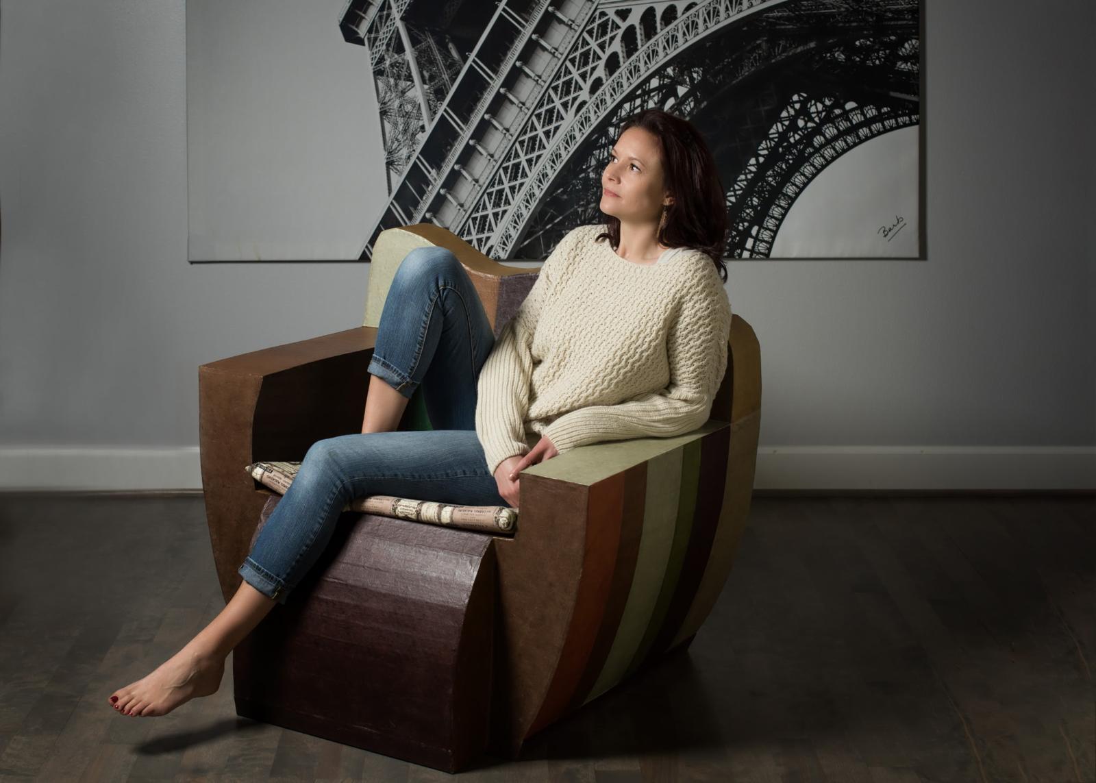 Aline Bloch éco-artiste dans Nord-Ouest américain