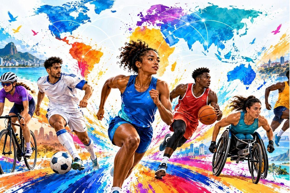 Illustration - Présente sur les cinq continents, la Francophonie peut s’appuyer sur la force fédératrice du sport pour rapprocher les populations et faire rayonner ses valeurs.