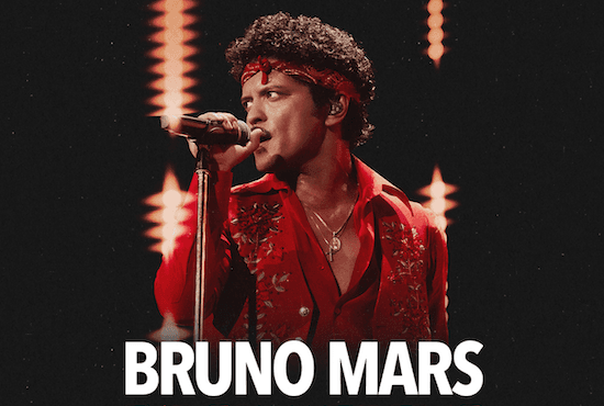 Affiche de Bruno Mars Romantic Tour