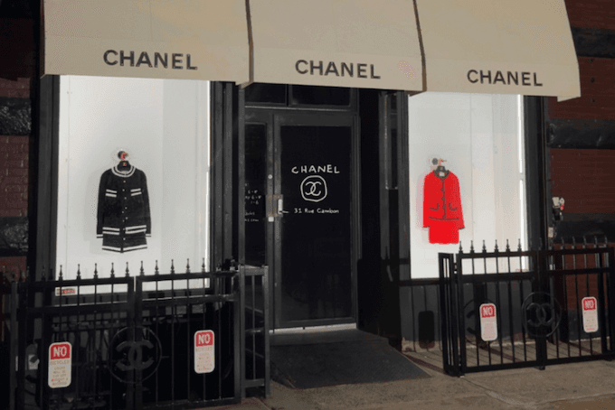 Fausse boutique chanel à New York