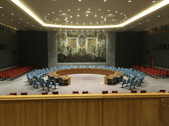 Salle du Conseil de Sécurité de l'ONU
