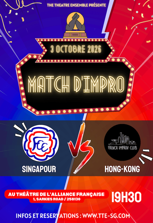 Un match d’improvisation théâtrale entre Singapour et Hong Kong
