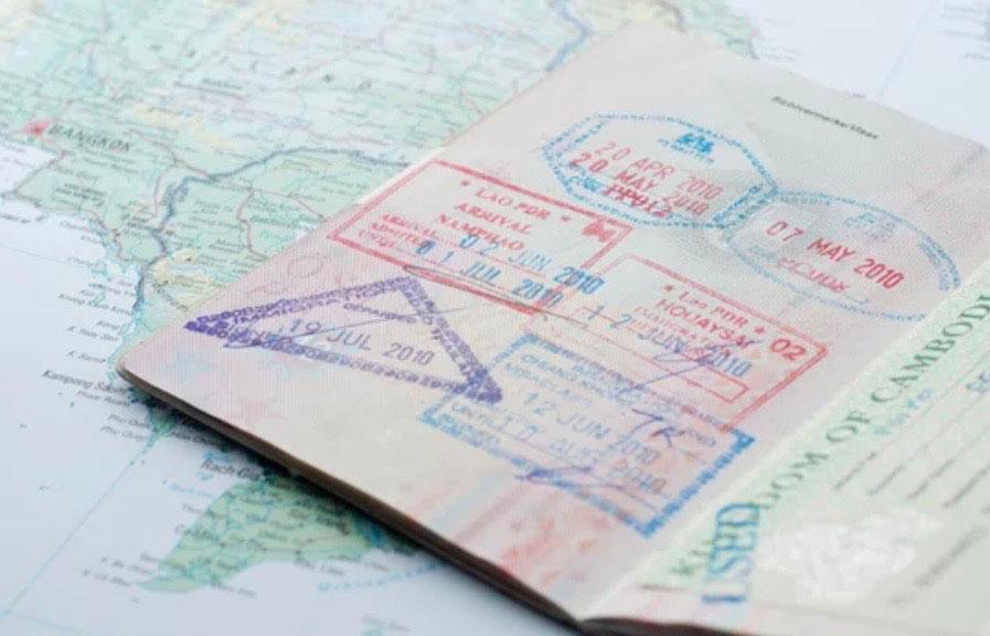 Visas sur passeport