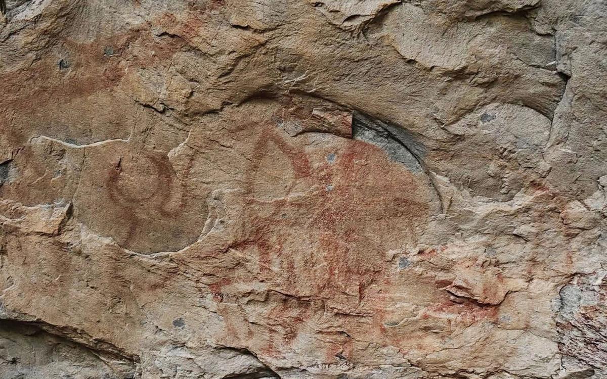 Peintures rupestres Thaïlande