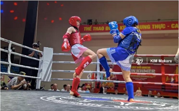 Le Cambodge, second au championnat asiatique de Kun Khmer