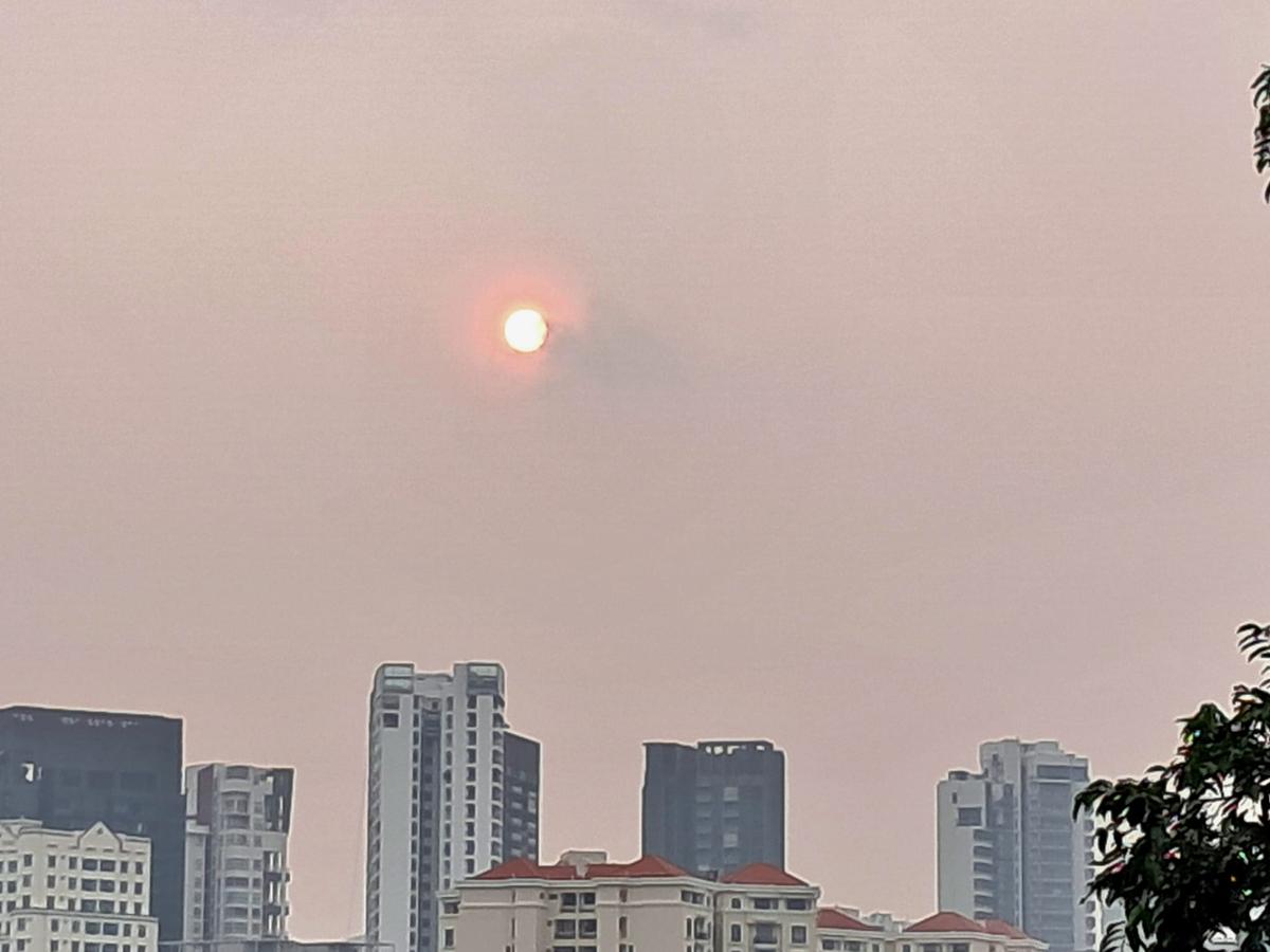 Le haze à singapour en septembre 2026