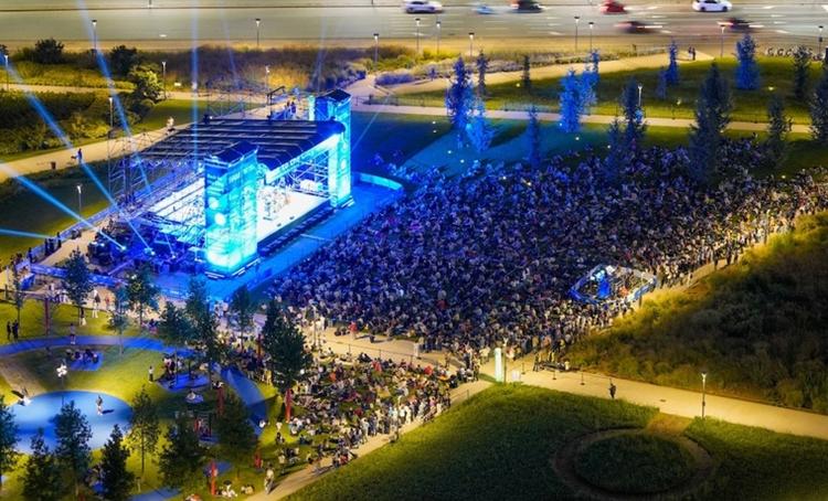 concert dans parc