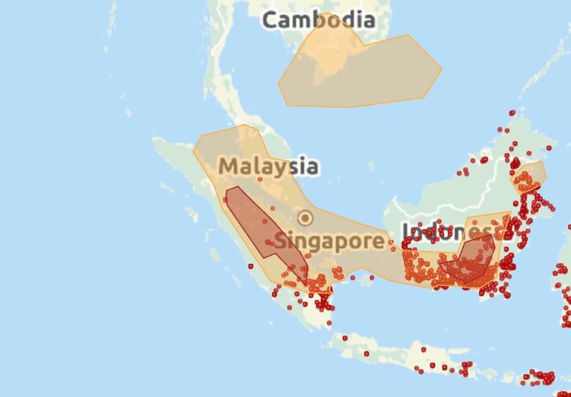 le haze est de retour à singapour