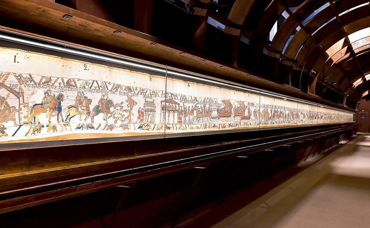 La célèbre tapisserie de Bayeux s'étend sur 70 mètres de long !